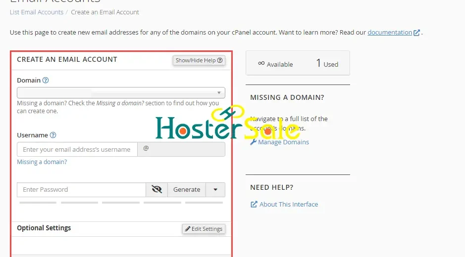 Setting Up a Professional Email Hosting with HosterSale Using cPanel