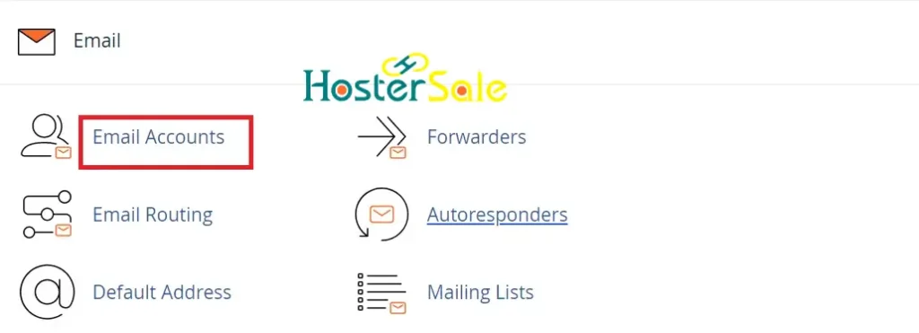 email accounts in cpanel