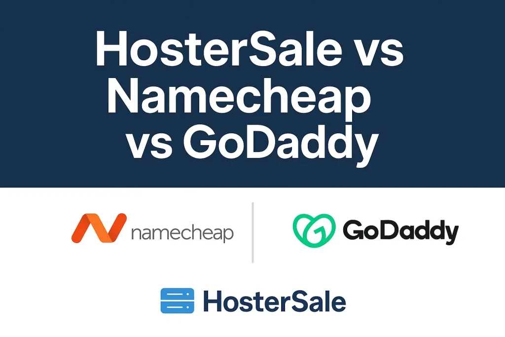 HosterSale vs Namecheap vs GoDaddy - Which Web Hosting Is Best for You?