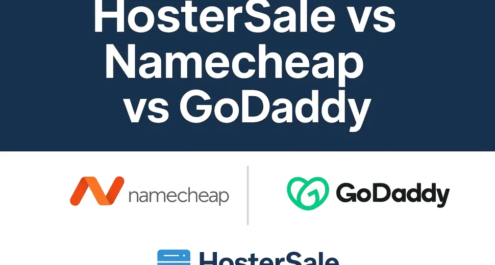 HosterSale vs Namecheap vs GoDaddy - Which Web Hosting Is Best for You?