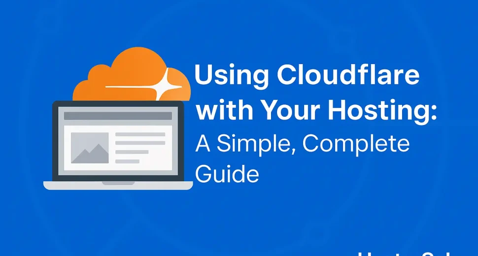 How to Use Cloudflare with Your Web Hosting – Simple Guide for Faster & Safer Websites