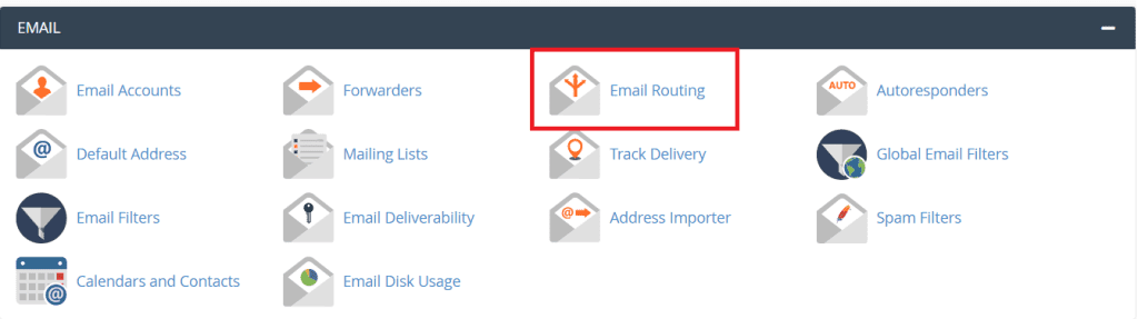 Set Email Routing in cPanel