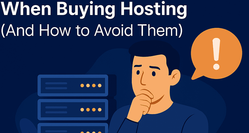 Top 7 Mistakes People Make When Buying Hosting (And How to Avoid Them)