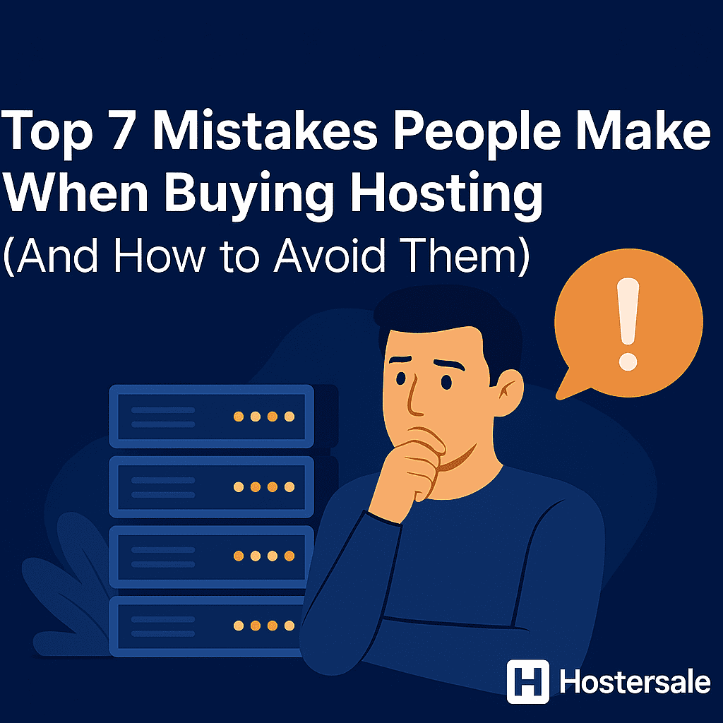 Top 7 Mistakes People Make When Buying Hosting (And How to Avoid Them)