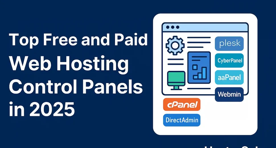 Top Free and Paid Web Hosting Control Panels in 2025