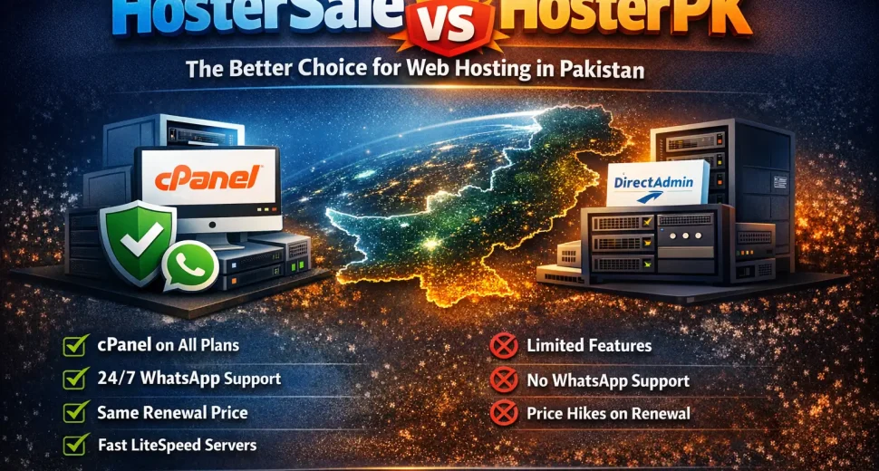 HosterSale vs HosterPK – Complete Web Hosting Comparison